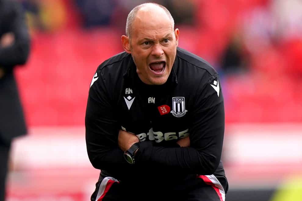 Stoke manager Alex Neil will be without a number of players for his side’s match against Sheffield United (Nick Potts/PA)