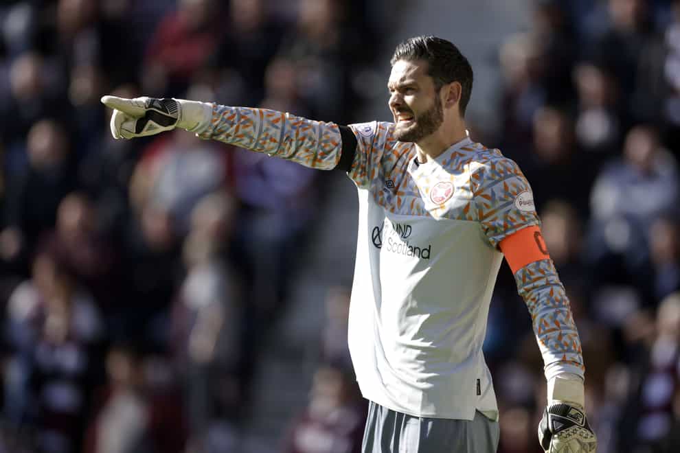 Craig Gordon admits Hearts have defensive issues (Richard Sellers/PA)