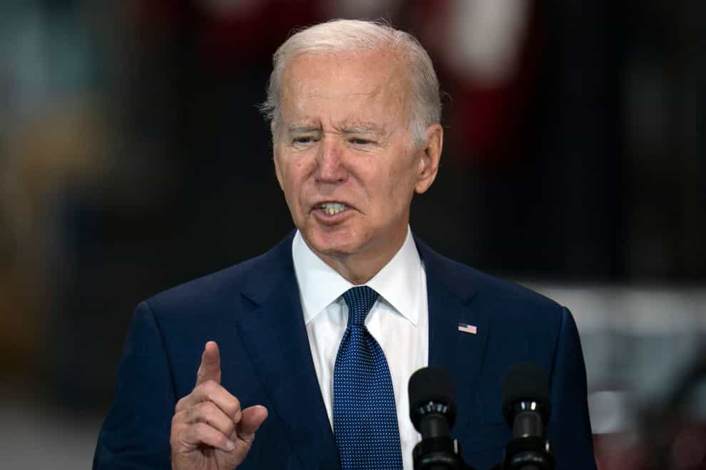 President Joe Biden (Julio Cortez/AP/PA)