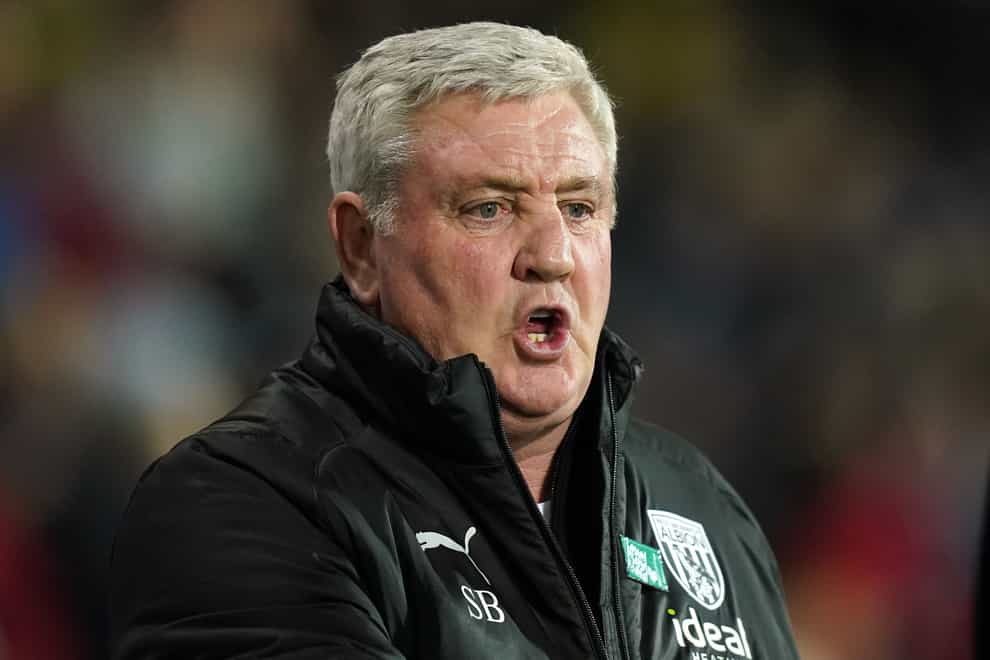 Under-pressure Steve Bruce insists he will not quit as West Brom boss (Mike Egerton/PA)