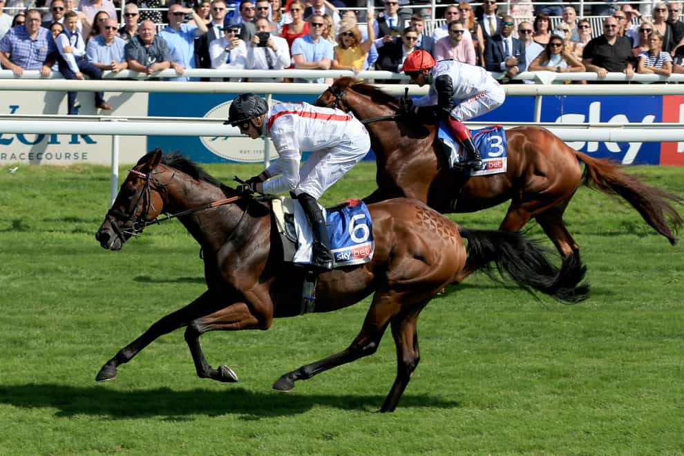 Hamish, here winning the Melrose Stakes in 2019, has been in great form this season and runs in the Virgin Bet St Simon Stakes at Newbury on October 22 (Clint Hughes/PA)