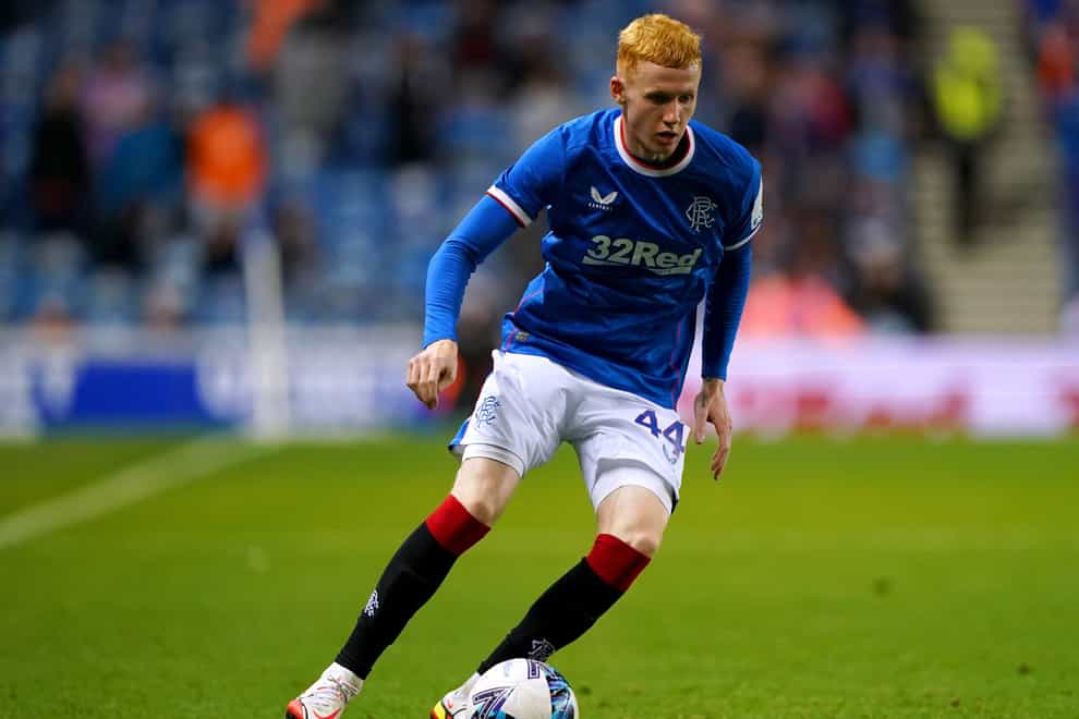 Adam Devine signs a new deal at Rangers (Andrew Milligan/PA)