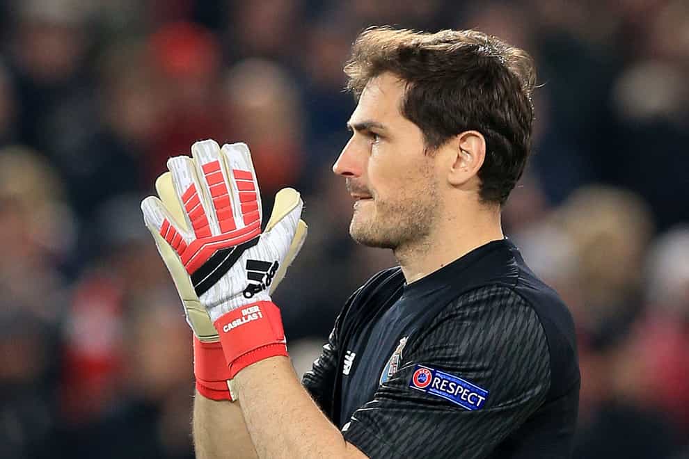 Iker Casillas has apologised to the LGBTQ+ community (Peter Byrne/PA)