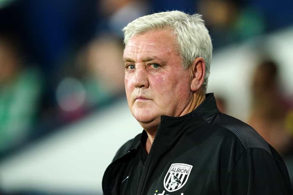 West Brom have parted company with manager Steve Bruce (Martin Rickett/PA)