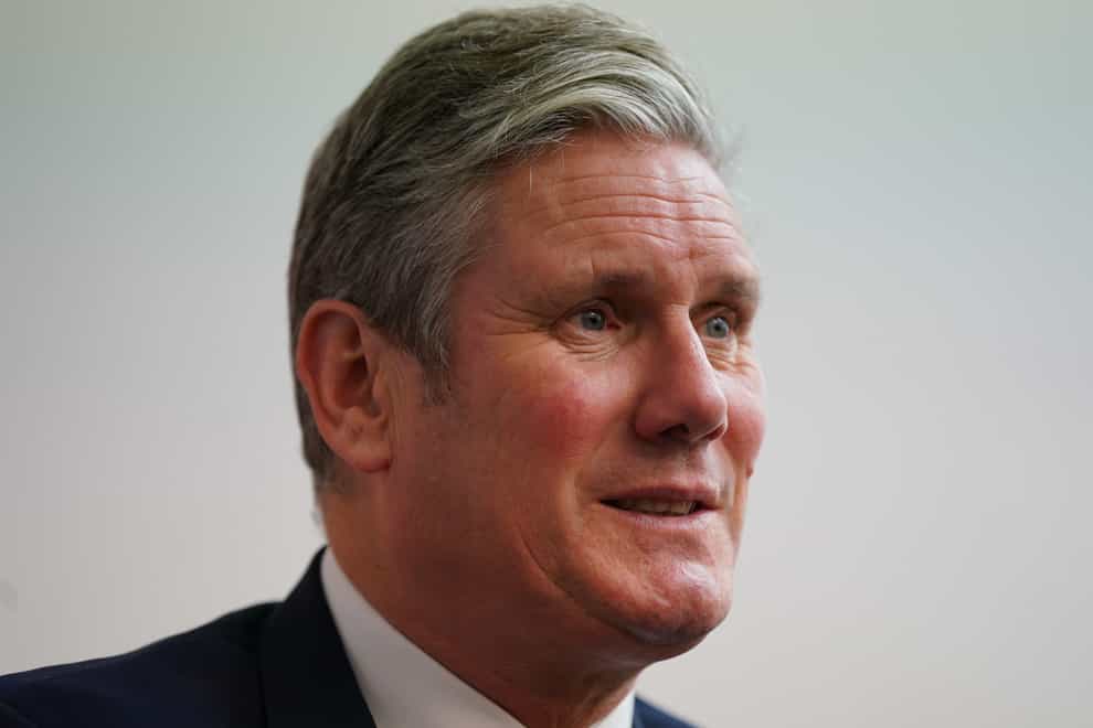 Sir Keir Starmer said Labour has a ‘huge chance’ to win the next election as he reorganised the party to be ready for the contest (Jacob King/PA)