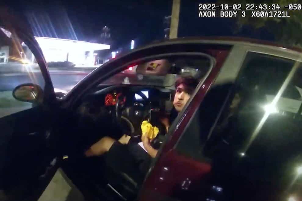 Sacked police officer charged for shooting teenager eating a burger in his car (San Antonio Police Department/AP)