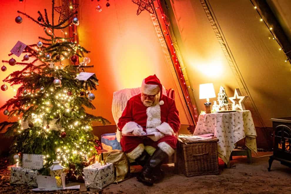 It’s still possible to book a trip to see Santa (Alderford/PA)