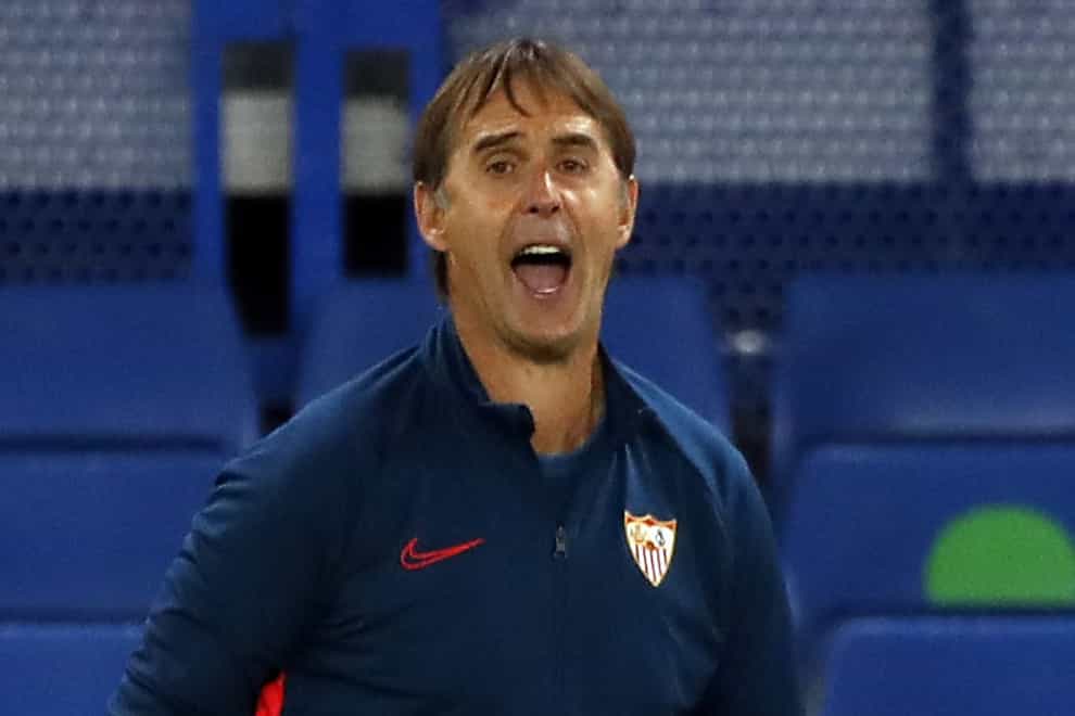 Julen Lopetegui has turned down the chance to become Wolves’ new boss (Alastair Grant/PA)