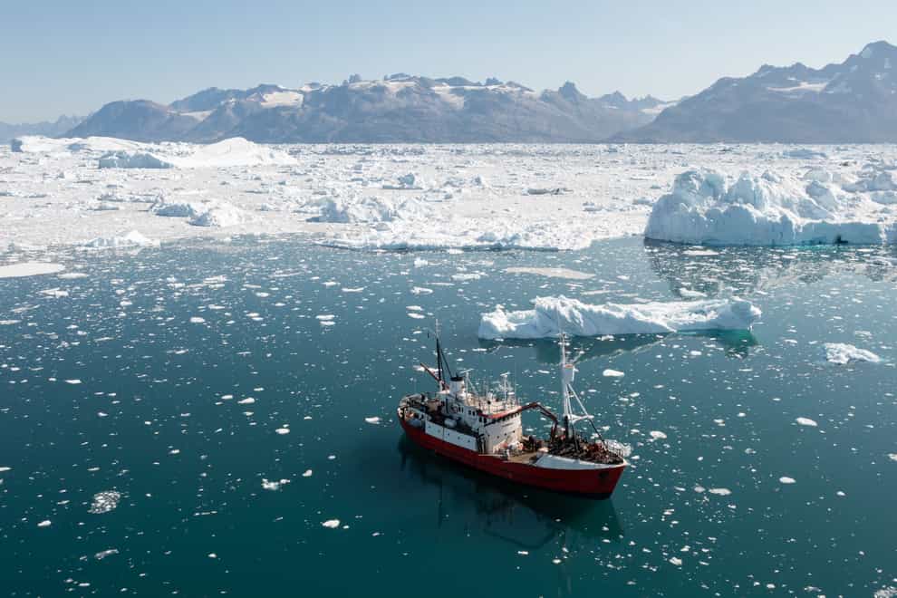 Researchers have been studying the Greenland ice sheet (Jamie Holte/PA)