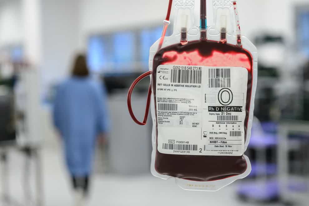 Blood stocks are critically low (NHSBT/PA)