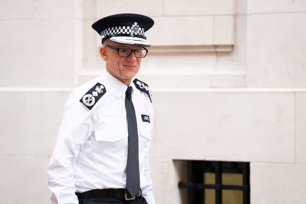The boss of the Metropolitan Police said he is reviewing the force’s recruitment targets after questioning whether it is “wise” to hire thousands of new officers at speed (James Manning/PA)