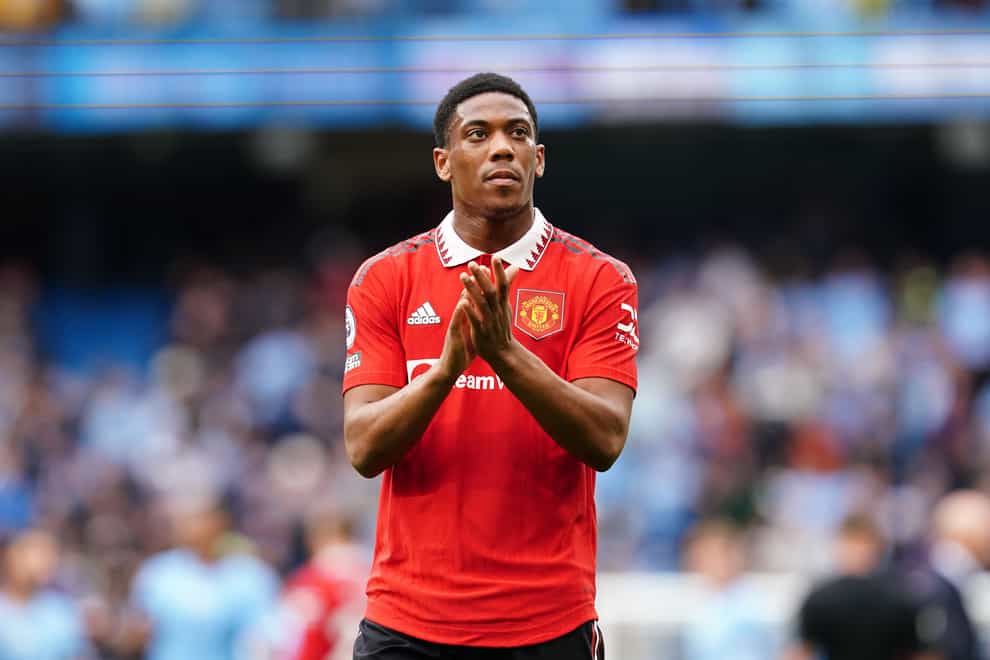 Anthony Martial has endured a frustrating start to the season (Martin Rickett/PA).