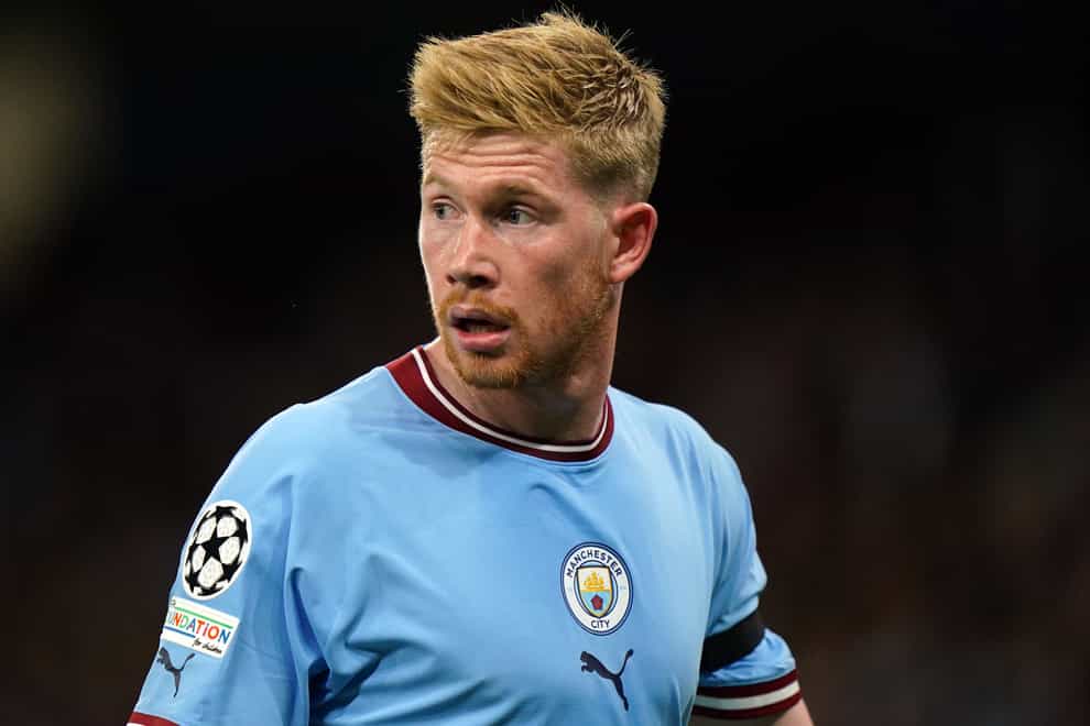 Manchester City’s Kevin De Bruyne is looking forward to his side’s trip to Liverpool (Tim Goode/PA)