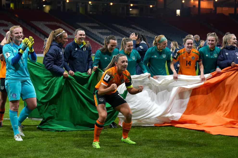 Republic of Ireland secured victory over Scotland at Hampden Park (Andrew Milligan/PA)
