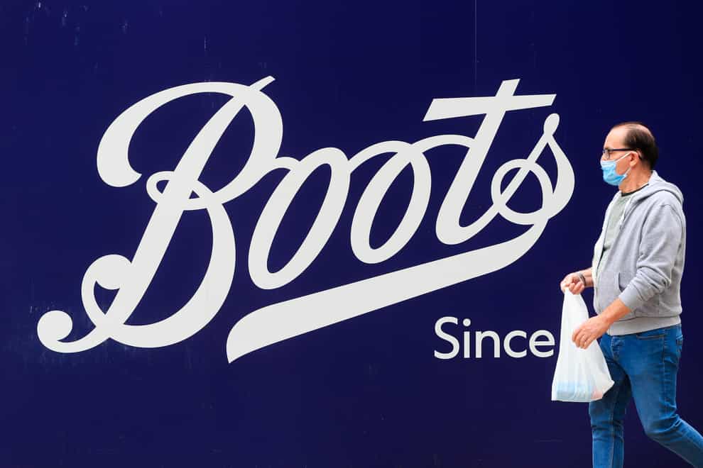 Boots revealed that retail sales grew by 15.2% over the three months to August (Mike Egerton/PA)