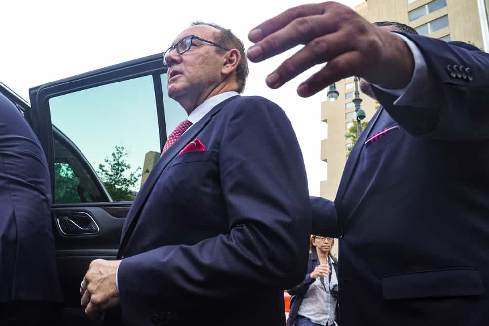 Kevin Spacey suffers setback as key member of legal team tests positive for Covid (Bebeto Matthews/AP)