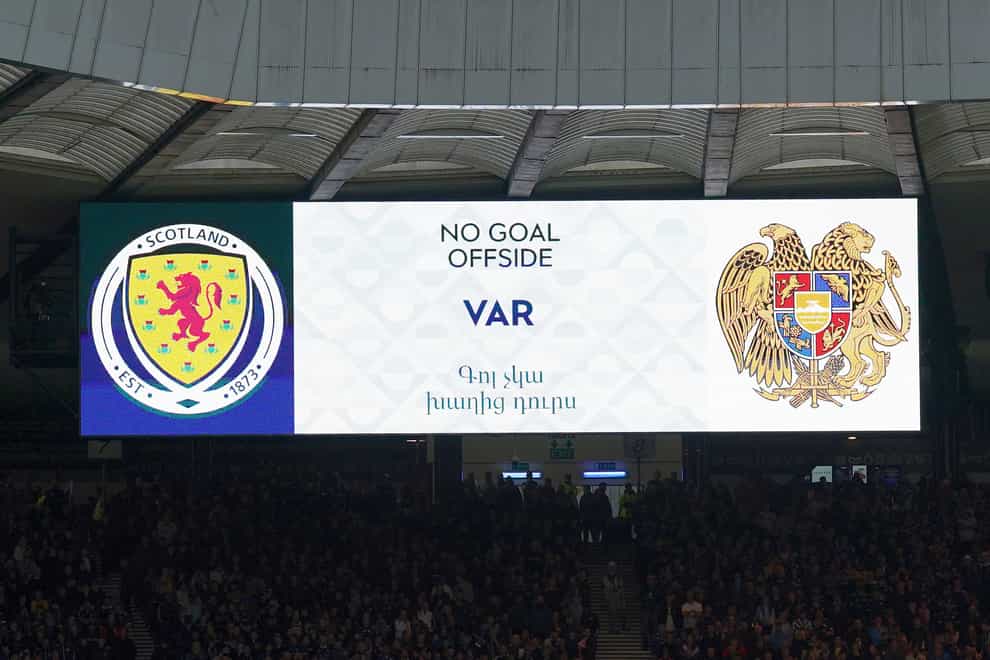 VAR is coming into play in Scottish football (Andrew Milligan/PA)