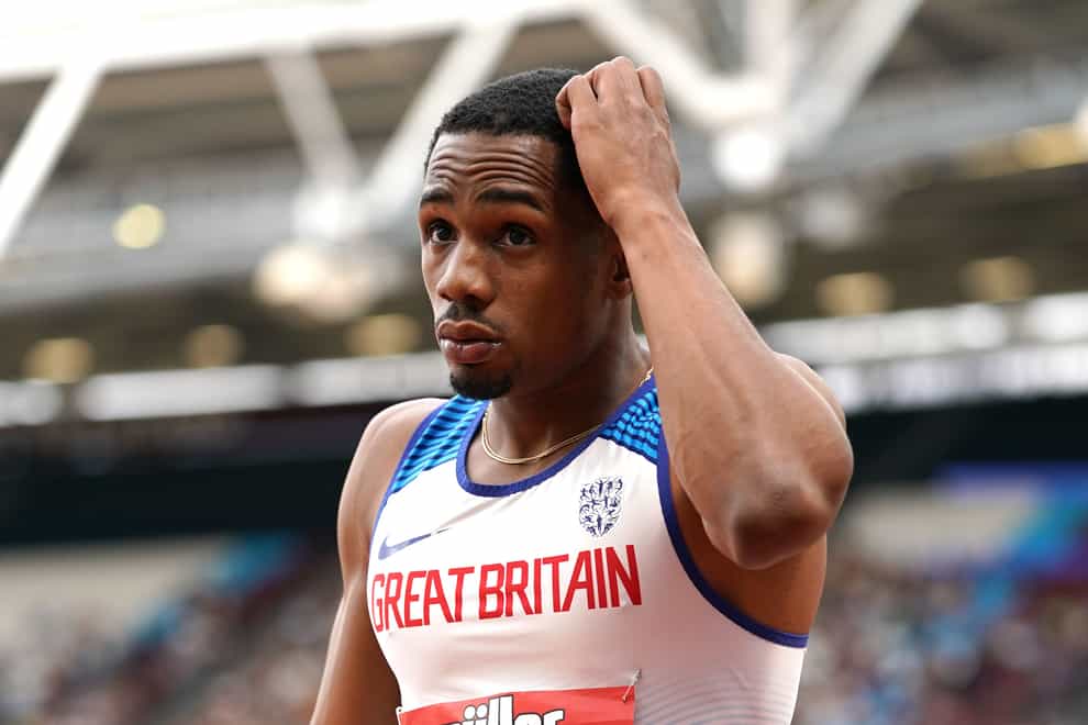 Great Britain’s CJ Ujah supplied a positive drugs test at the Olympics (John Walton/PA)