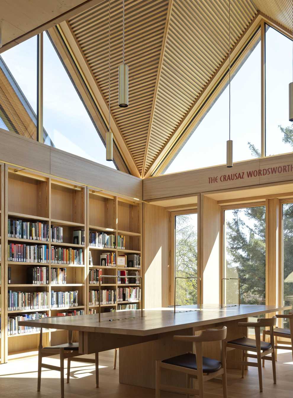 The New Library’s vaulted windows allow natural light to flood in (Riba/PA)