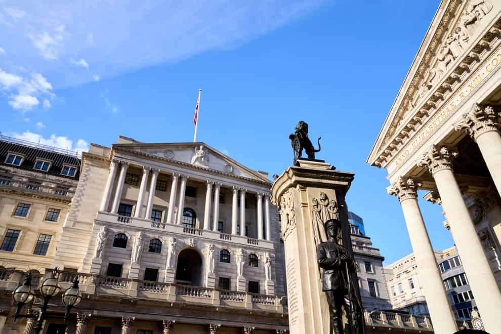 The Bank of England said its bond-buying programme will end on Friday (John Walton/PA)