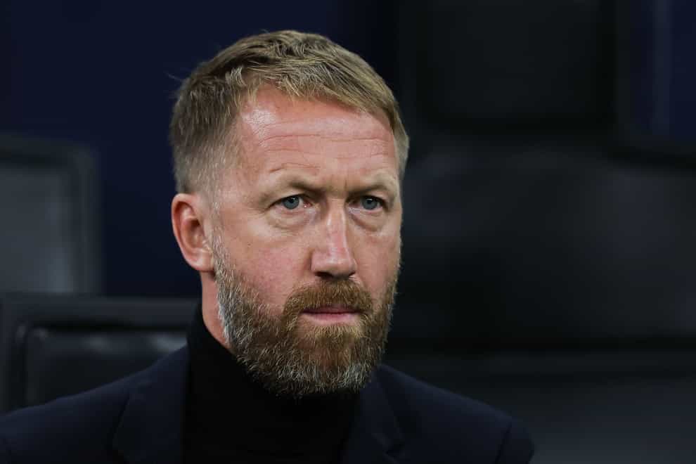 Graham Potter’s wardrobe and haircut have been an unexpected area of attention since to took over at Chelsea (Fabrizio Carabelli/PA)