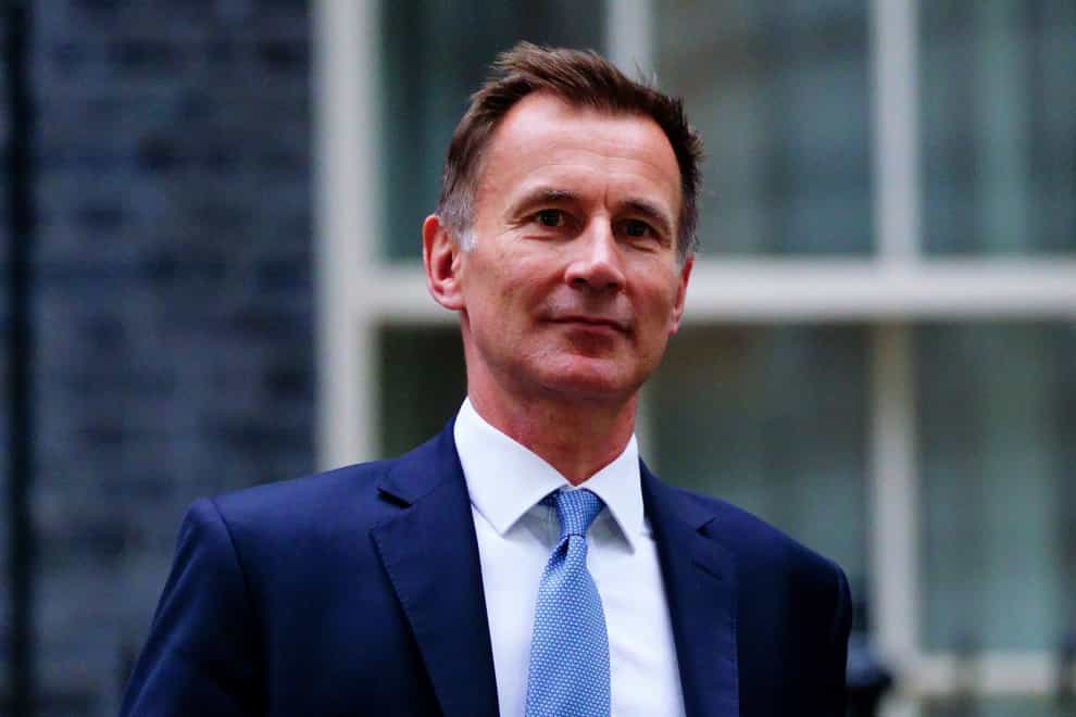 Jeremy Hunt takes over from Kwasi Kwarteng as Chancellor (Victoria Jones/PA)