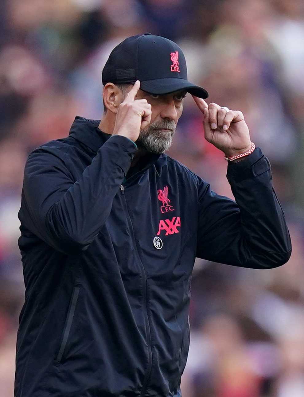 Liverpool manager Jurgen Klopp insists they are not dumb enough to believe victory over Rangers has solved their problems (Adam Davy/PA)