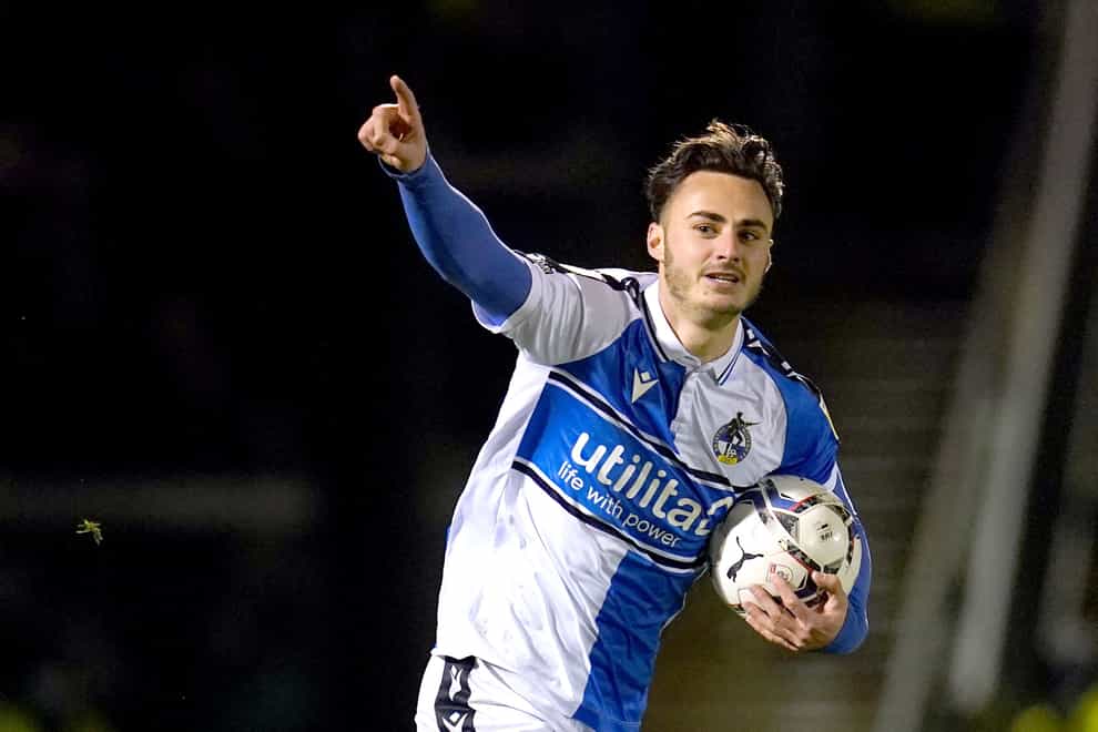 Aaron Collins was on the scoresheet again for Bristol Rovers (Nick Potts/PA)