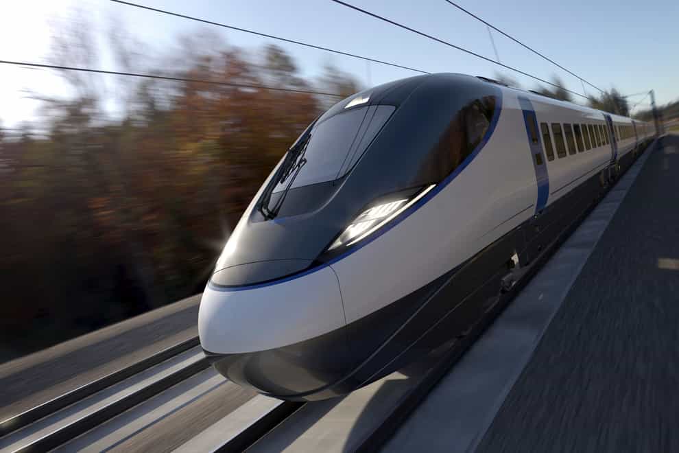 The HS2 project could run to billions of pounds over budget, a leaked report is said to claim (HS2/PA)