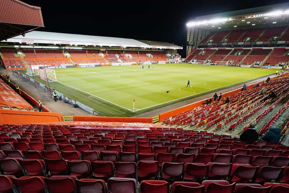 Aberdeen saw off Hearts at Pittodrie (Jane Barlow/PA)