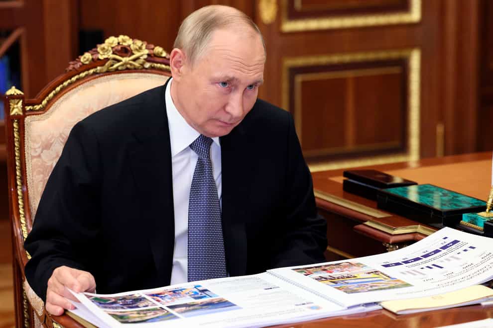 Russian President Vladimir Putin (Kremlin Pool via AP)