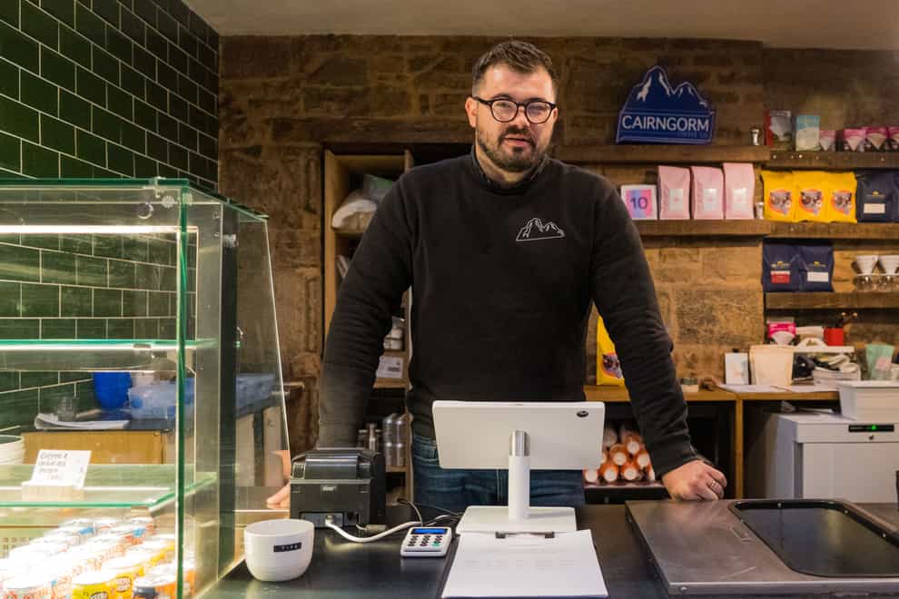 Robi Lambie, co-owner of Cairngorm Coffee Roasters in Edinburgh (Cairngorm Coffee Roasters/PA)