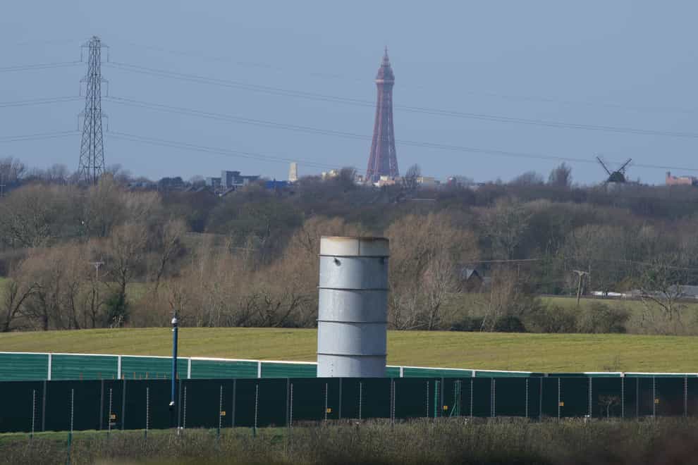 The Cuadrilla fracking site at Preston New Road near Blackpool, Lancashire (PA)