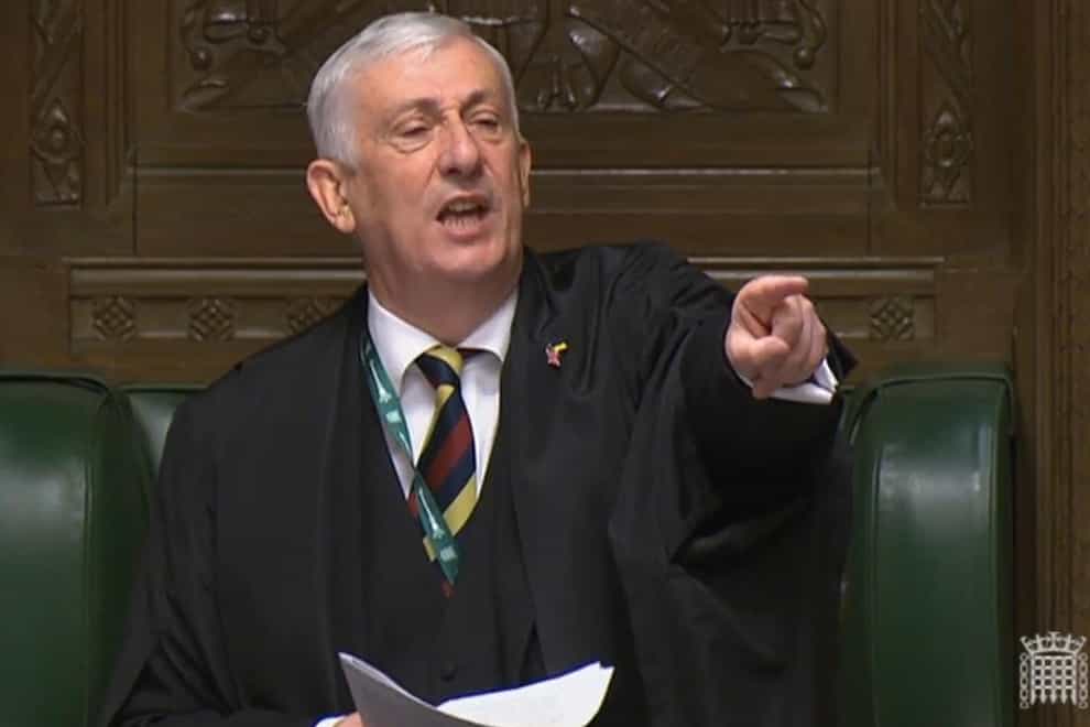 Commons Speaker Sir Lindsay Hoyle has asked parliamentary officials to investigate allegations that senior Tories bullied MPs during Wednesday’s fracking vote (House of Commons/PA)