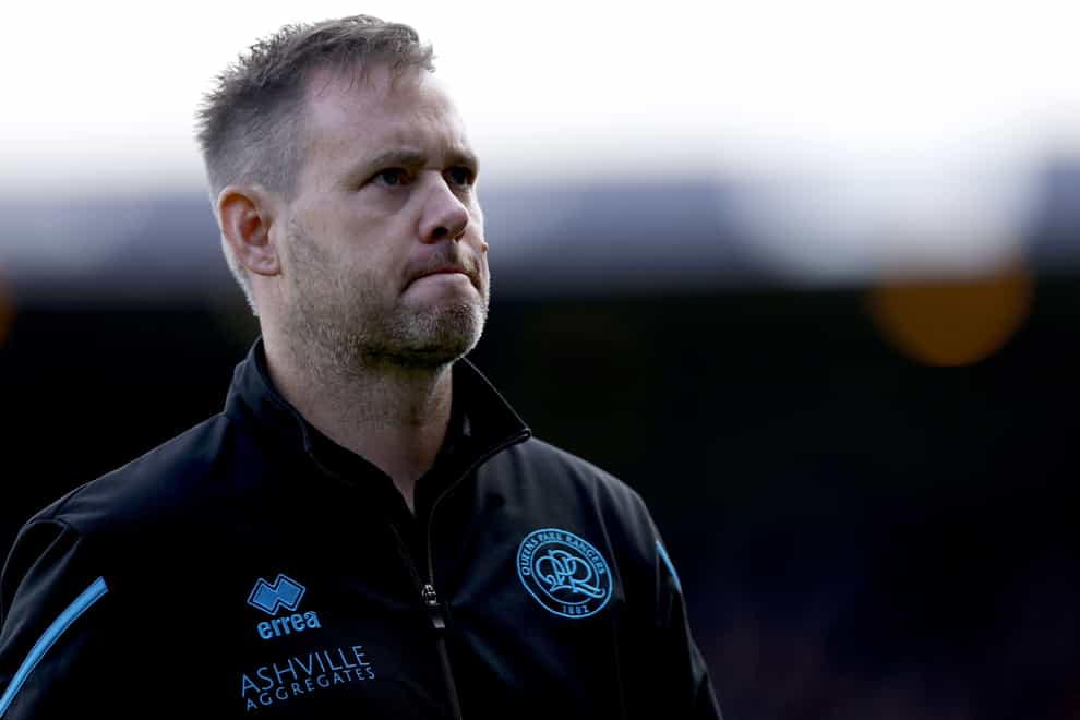 QPR manager Michael Beale looks set to stay at Loftus Road (Steven Paston/PA)
