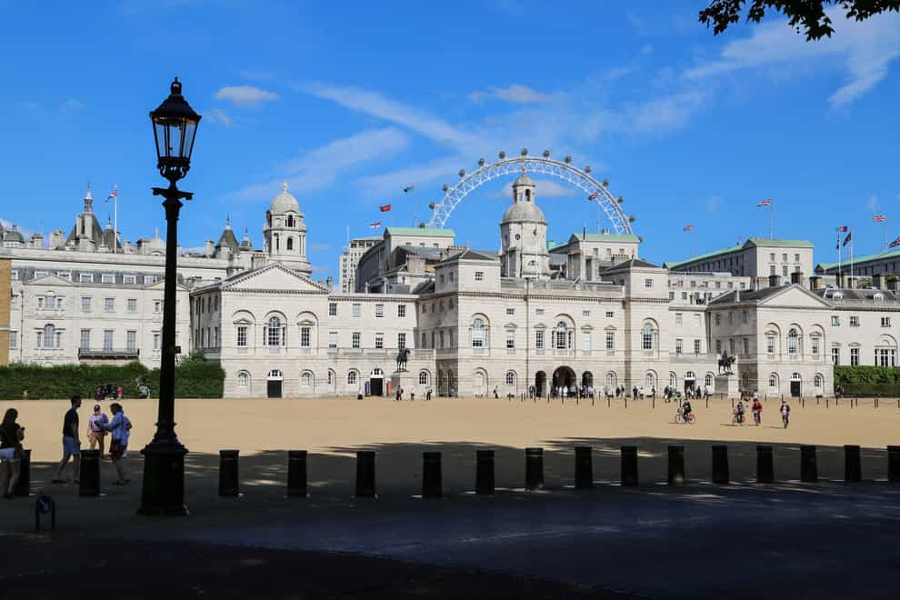 A knifeman who charged at an armed police officer in Horse Guards Parade has been cleared of trying to stab him after telling a jury he only wanted to be shot dead (Joanna Kalafatis/Alamy/PA)