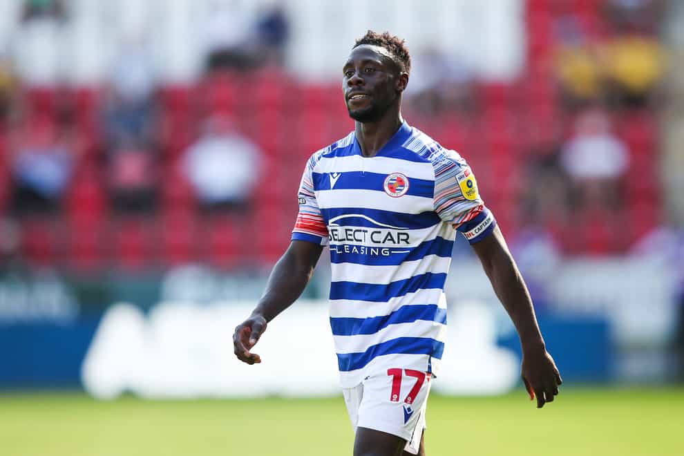 Andy Yiadom has picked up five bookings for Reading this season (Isaac Parkin/PA)