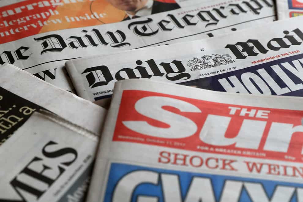 What the papers say – October 21 (PA)