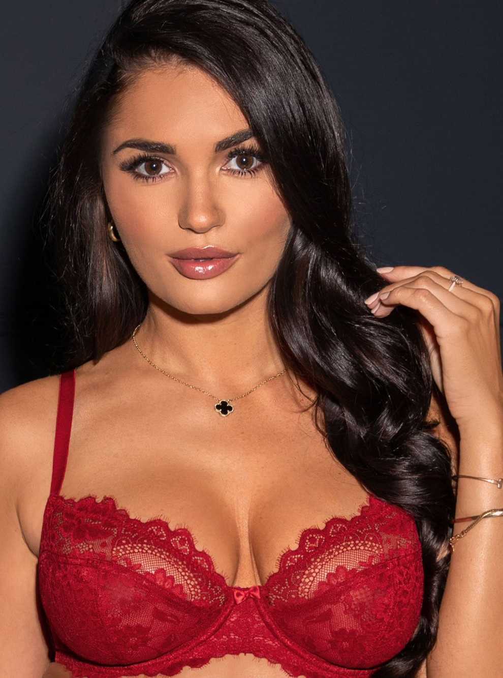 Former Love Island contestent and model India Reynolds shares her top lingerie tips (Pour Moi/PA)