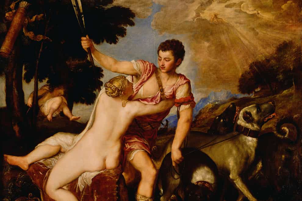 A version of Venus and Adonis by Titian (Alamy/PA)