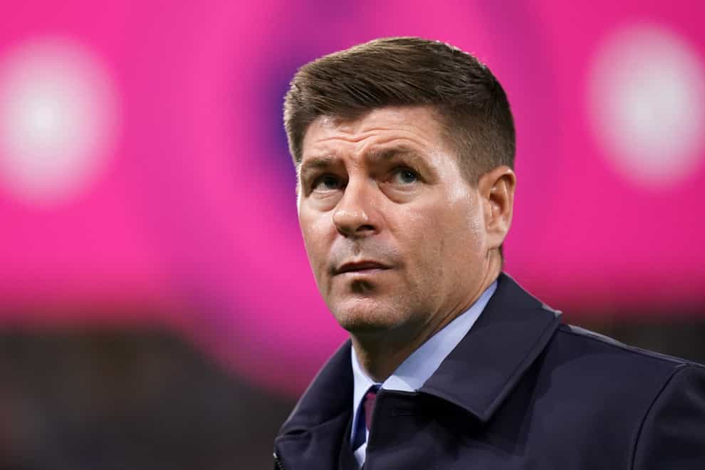Steven Gerrard was sacked as Aston Villa manager on Thursday (John Walton/PA)