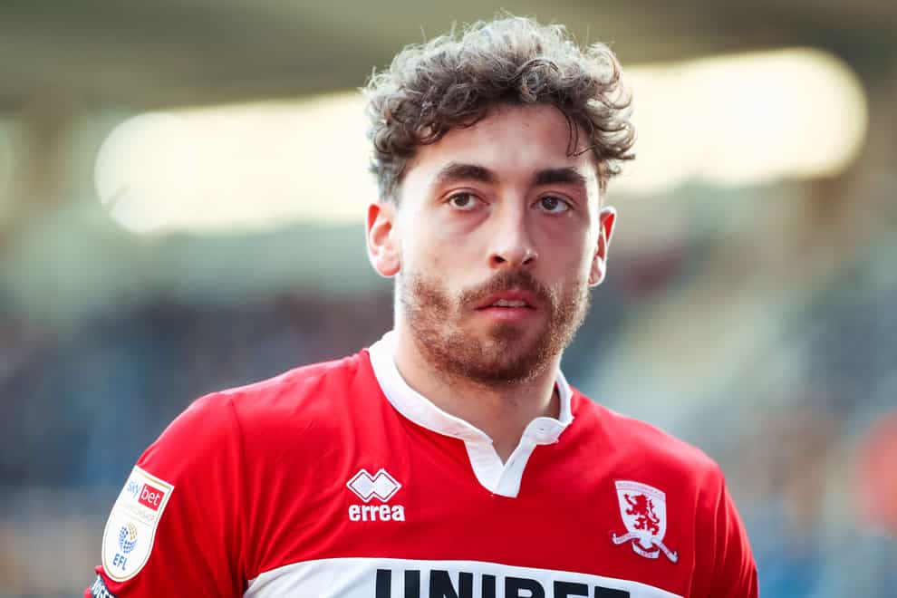 Middlesbrough midfielder Matt Crooks sits out a one-game ban this weekend (Rhianna Chadwick/PA)
