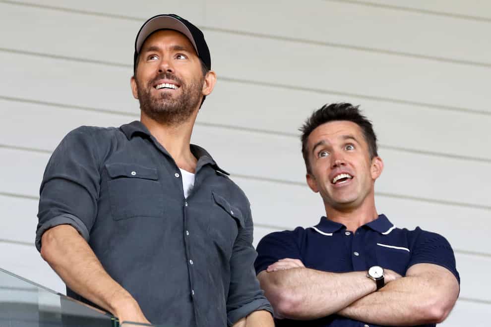Ryan Reynolds and Rob McElhenney took control of the National League club in February 2021 (Bradley Collyer/PA)