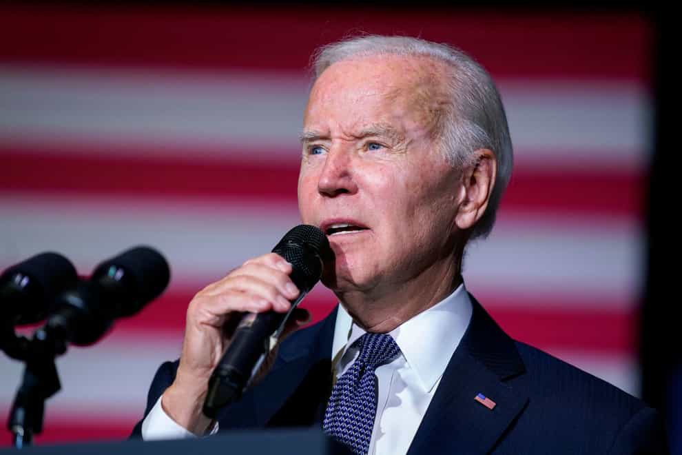 A federal appeals court has temporarily blocked President Joe Biden’s plan to cancel billions of dollars in student loans, throwing the programme into limbo just days after people began applying for loan forgiveness (Evan Vucci/AP)