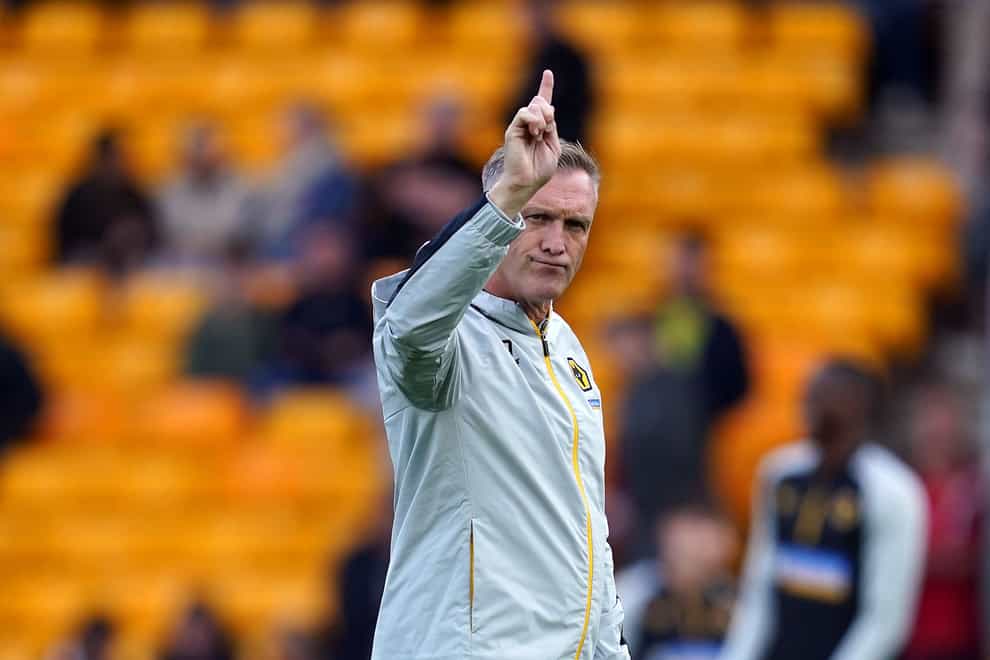 Wolves caretaker manager Steve Davis faces Leicester on Sunday (Nick Potts/PA)