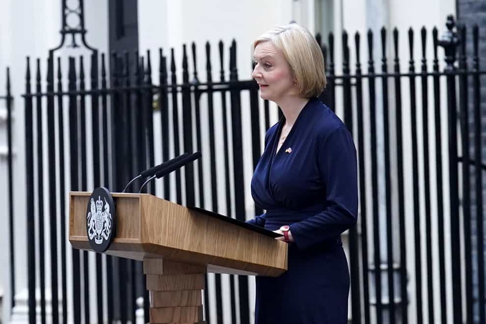 The resignation of Liz Truss as Prime Minister has led to a new contest for Tory leader (PA)