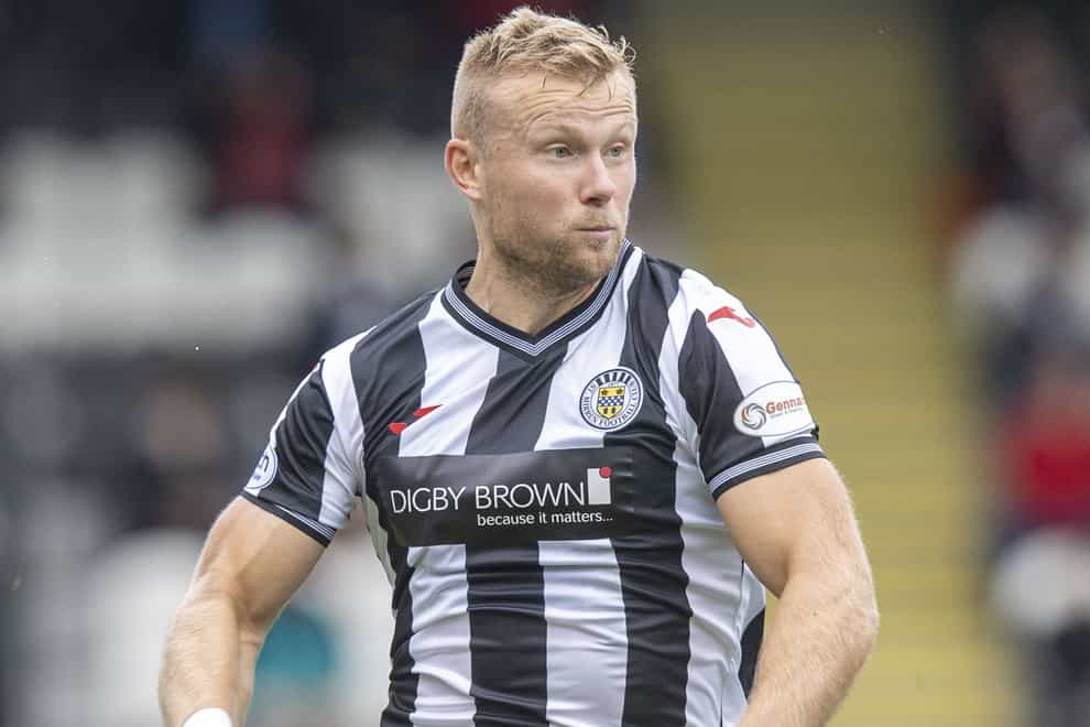 Curtis Main’s header came off the post and ricocheted in off Carljohan Eriksson to give St Mirren the lead (Jeff Holmes/PA)