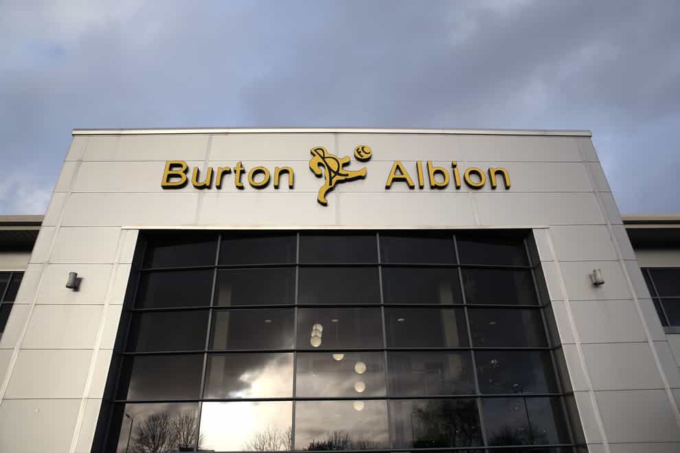 Burton took on Cheltenham (Barrington Coombs/PA)