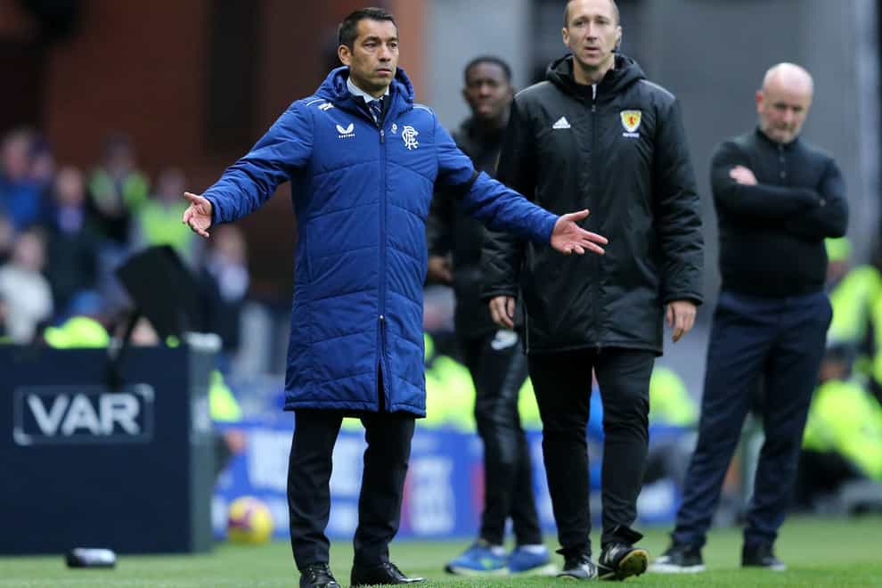 Rangers manager Giovanni van Bronckhorst still believes he can turn things around (Robert Perry/PA)
