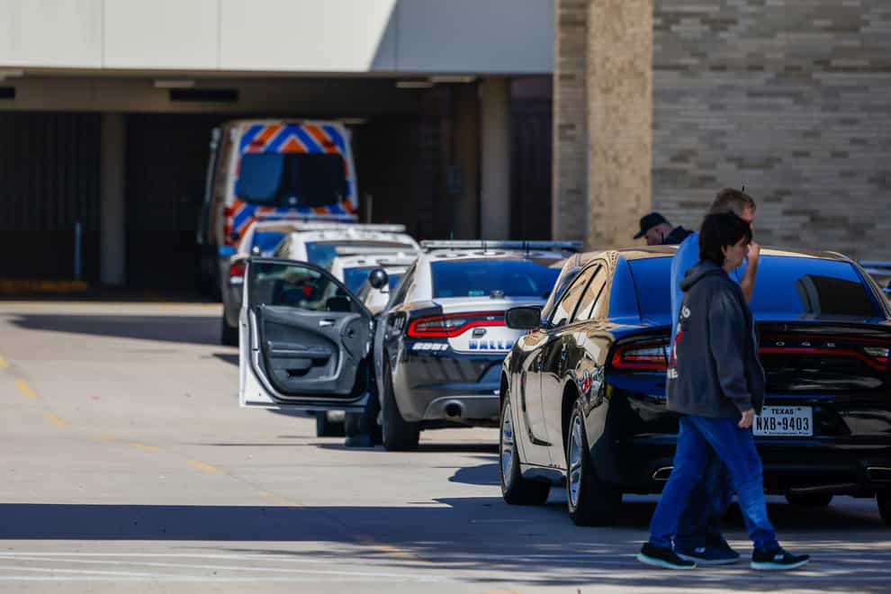 Two employees were killed in a shooting inside a Dallas hospital where the suspected gunman was shot and wounded by police (Liesbeth Powers/The Dallas Morning News/AP)